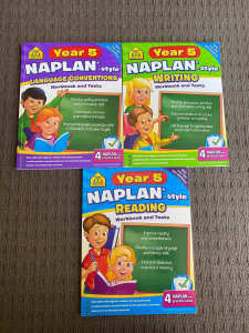 NAPLAN style test for year 5 in new condition. $8 each or $20