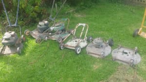 Victa 18 mowers an parts