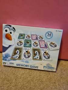 Frozen Memory Game 