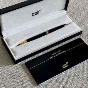Montblanc Meisterstück Gold-Coated Rollerball Pen case and booklet