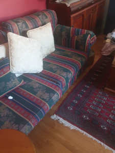 NEGOTIABLE 3 seater and 2 large lounge chairs