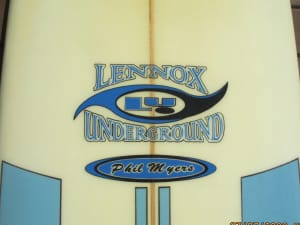 9'2 'LENNOX UNDERGROUND'  Longboard Malibu Mal by Phil Myers