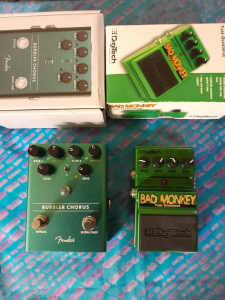 Guitar effects pedals