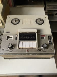 Vintage 1960s Toshiba GT-601V Vertical Tape Recorder WORKING PARTS