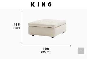 SOLD- FURTHER REDUCED!! King Living Leather Ottoman x4 Available - ON