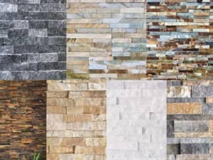 Natural Wall Cladding - Stackstone Shape Styles - Various Colours