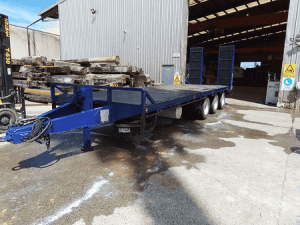 20T Tri axil Tag Trailer with Pintal Hook hitch NEW used once