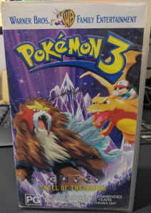 Pokemon 3 The Movie VHS tape