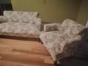 Antique 3piece tapestry lounge