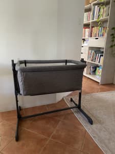 Grey Bassinet for Newborn