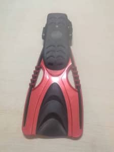Red and black flippers