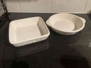 NEW & UNUSED SERVING DISHES
