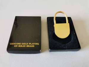 Unique Brand New Genuine Gold Plating Key Ring $39