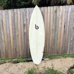 Murray Bourton Shapes Surfboard Fat Bullet Model 6’8 Quad FCS
