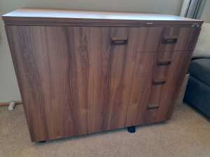 FOLDING SEWING CABINET