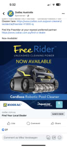Cordless pool robotic pool cleaners CALLS ONLY