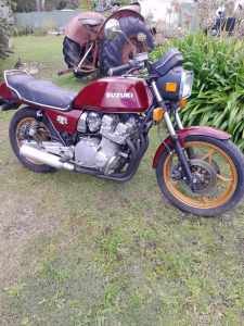 Vintage Suzuki motorcycle 
