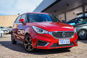 2020 MG MG3 SZP1 MY20 Excite Red 4 Speed Automatic Hatchback
