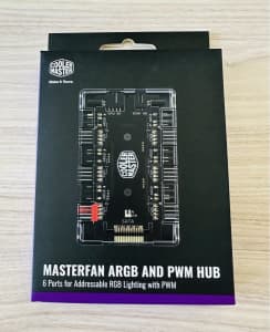 Cooler Master Masterfan 6-port ARGB and PWM fan hub