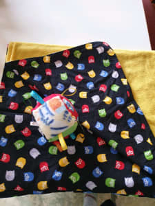Kids Owl double-sided baby blanket