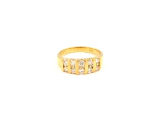 MHJ 1ct TDW 18ct YG Ladies Diamond Ring Size R 1/2 -000300255145