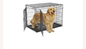 Midwest Contour Double Door Dog Crate with Divider [Size: 48 – 848DD]