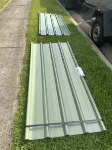 colourbond colour bond fence pannel mist green