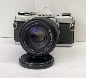 Olympus OM-1 Vintage 35mm SLR Film Camera