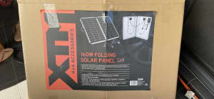 Brand new XTM 160W folding solar panel