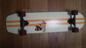 Skate Board Long Board Bumble Bee Early Swampey Wheels