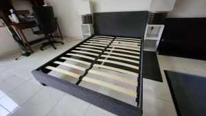 Fabric Double Bed Frame