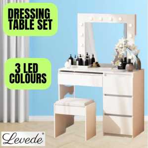 Dressing Table Vanity Set LED Lights - Pickup / Delivery Available