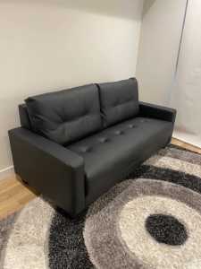 BRAND NEW PU LEATHER 3 SEATER SOFA, DELIVERY AVAILABLE