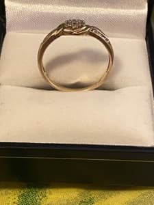9ct gold size 55 Brand new engagement ring