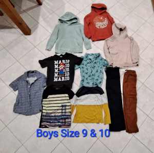 Boys Size 9-10 Clothing Bundle