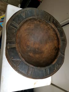 Antique wooden bowl very old beautiful piece
