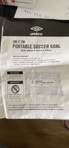 Umbro portable soccer goals