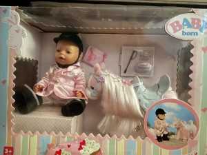 Limited Edition Baby Born Doll with Plush Interactive Pony Brand New