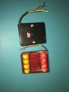 box trailer lights led 12v pair size aprox 120mm x 95mm $40 firm price