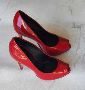 Grab a Bargain Red Giuseppe Zanotti Women High Heels Shoe