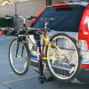 Bicycle Rack for Car - Dual 4 Bike Carrier Hitch Mount
