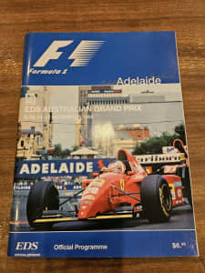 EDS Australian Grand Prix Official Programme - Adelaide 1995