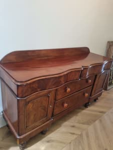 Victorian mahogany Lancashire Dresser C 1860