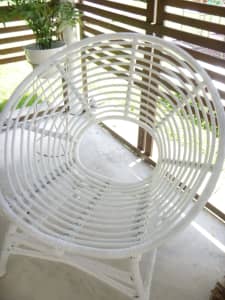 Stunning Coastal Boho lounge chairs (pair)