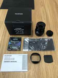 Fujifilm 23mm f2 WR Squarehood lens hood MINT