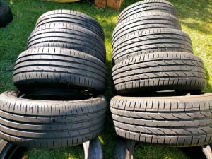 2x 235/55R17 DUNLOP HANKOOK TYRES from $140 a pair