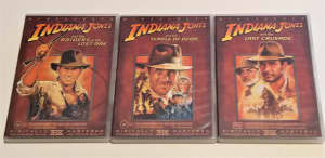Indiana Jones Trilogy DVDs