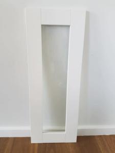 NEW White 30cm80cm glass cabinet door
