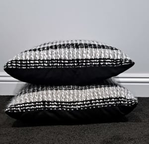 Black and White Cushions, brand New 
