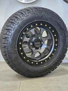 KMC RIOT 18x9 6/139.7 275/65R18 AT TYRES 4X4 WHEELS 4X4 TYRES
